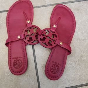 Tory Burch fuschia sandals